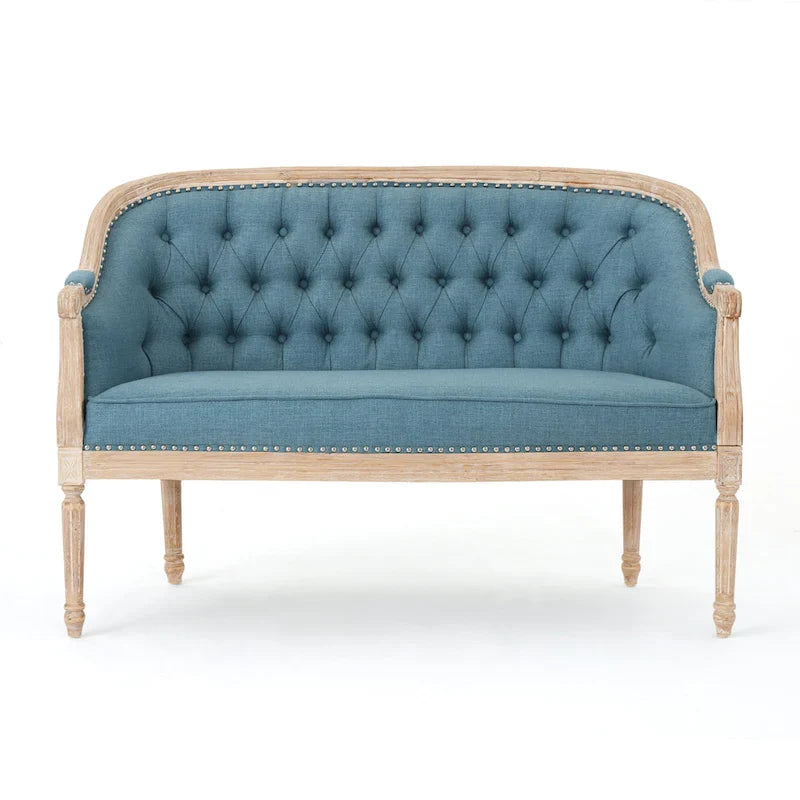 Faye Tufted Upholstered Loveseat by