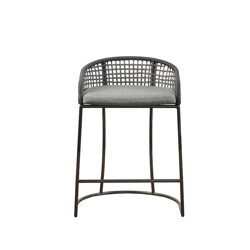 Madison Park Carmel Woven Counter Stool 25