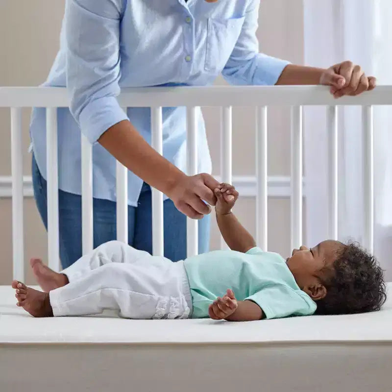 Sealy Soybean Rest Crib and Toddler Mattress: Hypoallergenic, Waterproof Cotton Cover, Firm Gel Foam