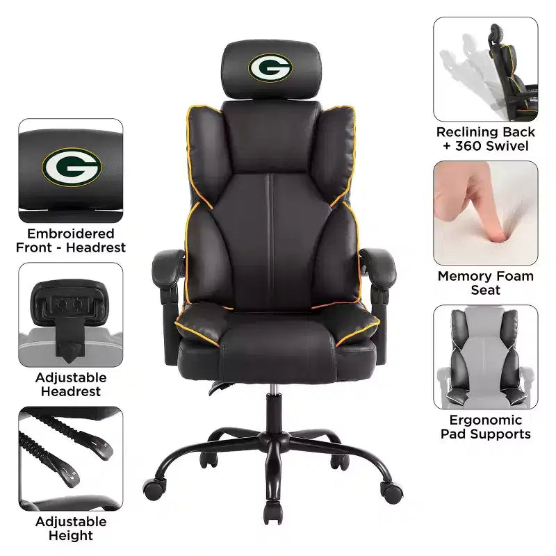 Fauteuil de bureau NFL Green Bay Packers Champ