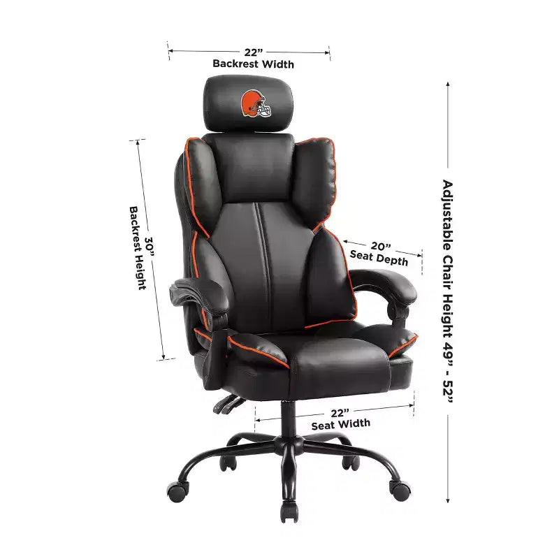 Chaise de bureau NFL Cleveland Browns Champ
