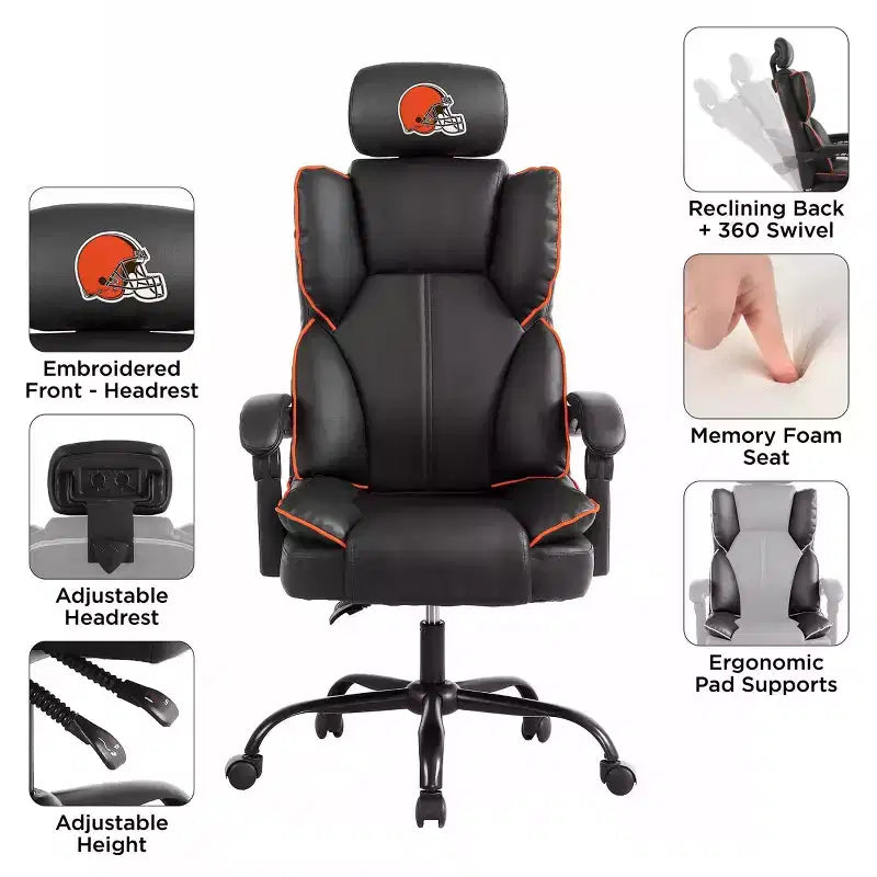 Chaise de bureau NFL Cleveland Browns Champ