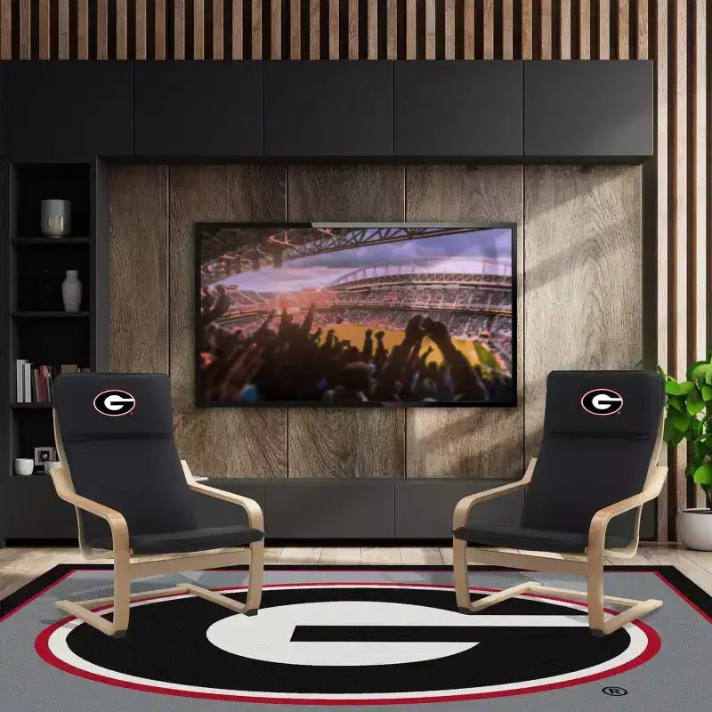 NCAA University of Georgia Bentwood Accent Chair