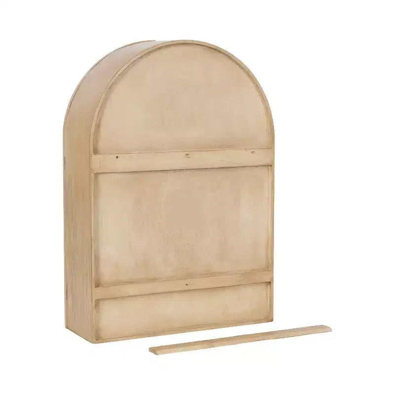 Kate & Laurel All Things Decor 21"x30" Arcott Arch Wall Cabinet White