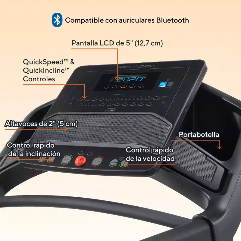 Tapis de course électrique ProForm Carbon TL