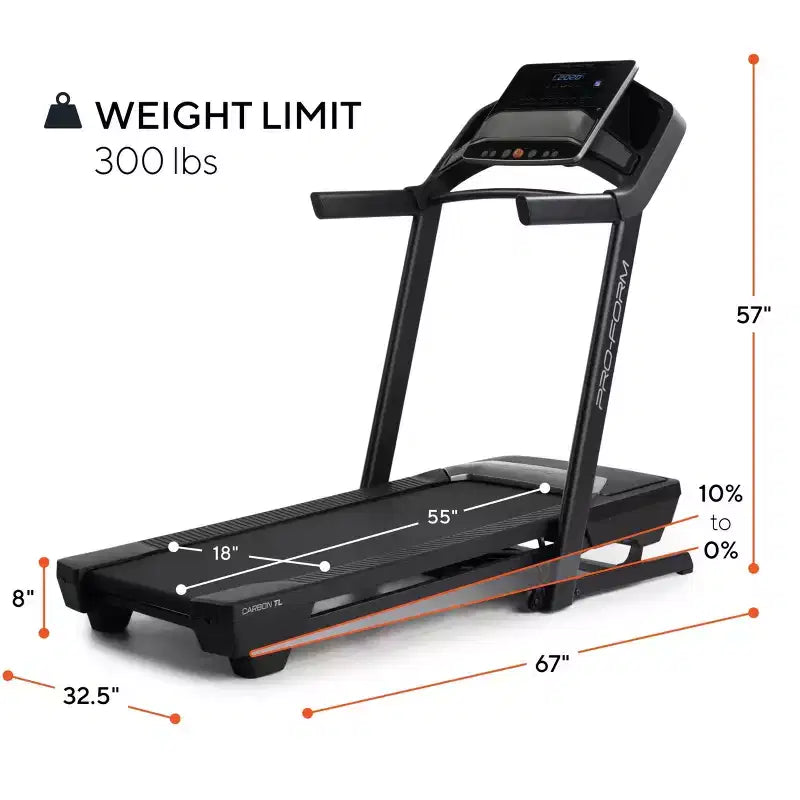 Tapis de course électrique ProForm Carbon TL