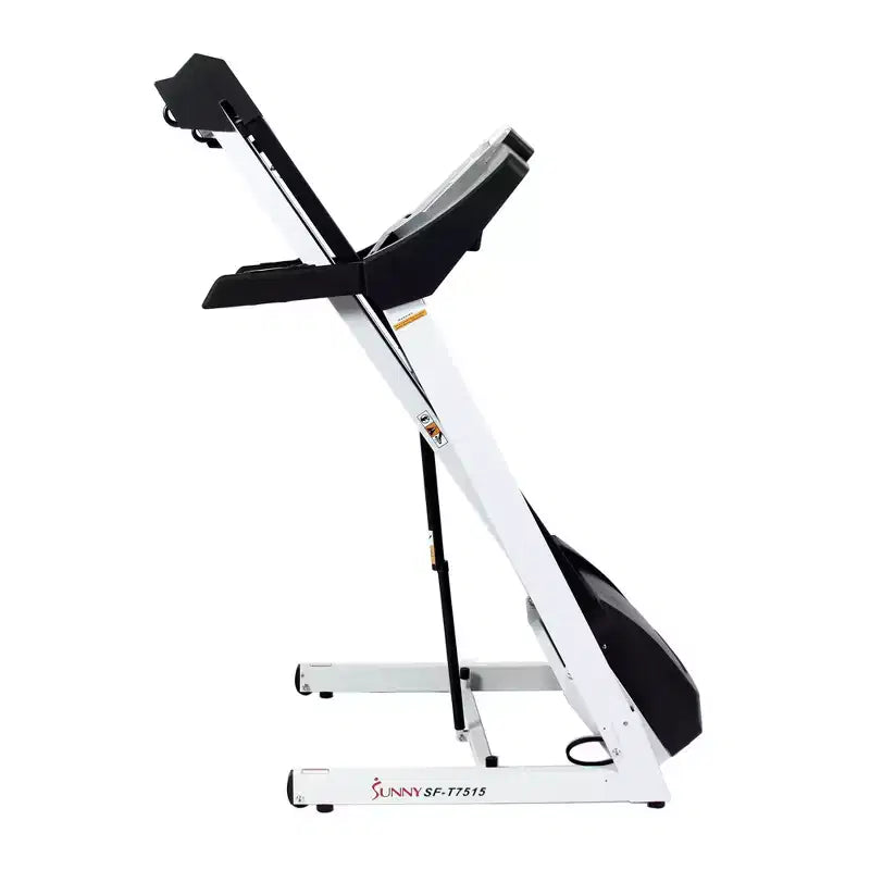 Sunny Health & Fitness Auto Incline Electric Smart Treadmill