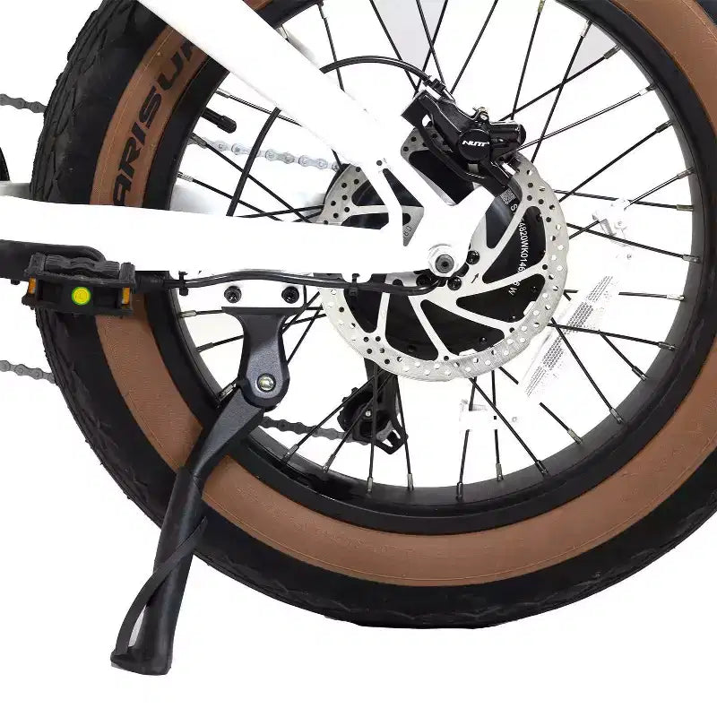 GOTRAX F5 Vélo électrique pliant 20" à enjambement bas pour adulte - Blanc