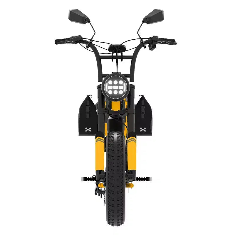 Vélo de croisière électrique Hover 1 Adulte Altai Pro R750 20" enjambement bas - Jaune