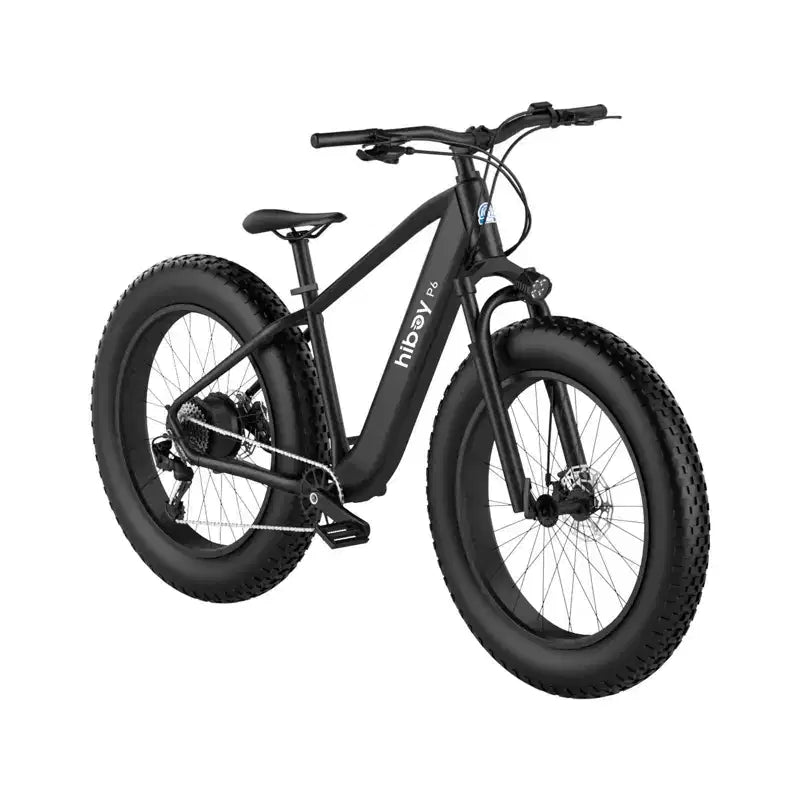 Vélo de montagne électrique Hiboy Adult P6 26" avec cadre haut - Noir