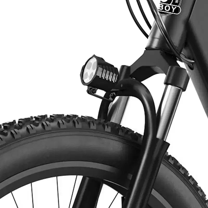 Vélo de montagne électrique Hiboy Adult P6 26" avec cadre haut - Noir