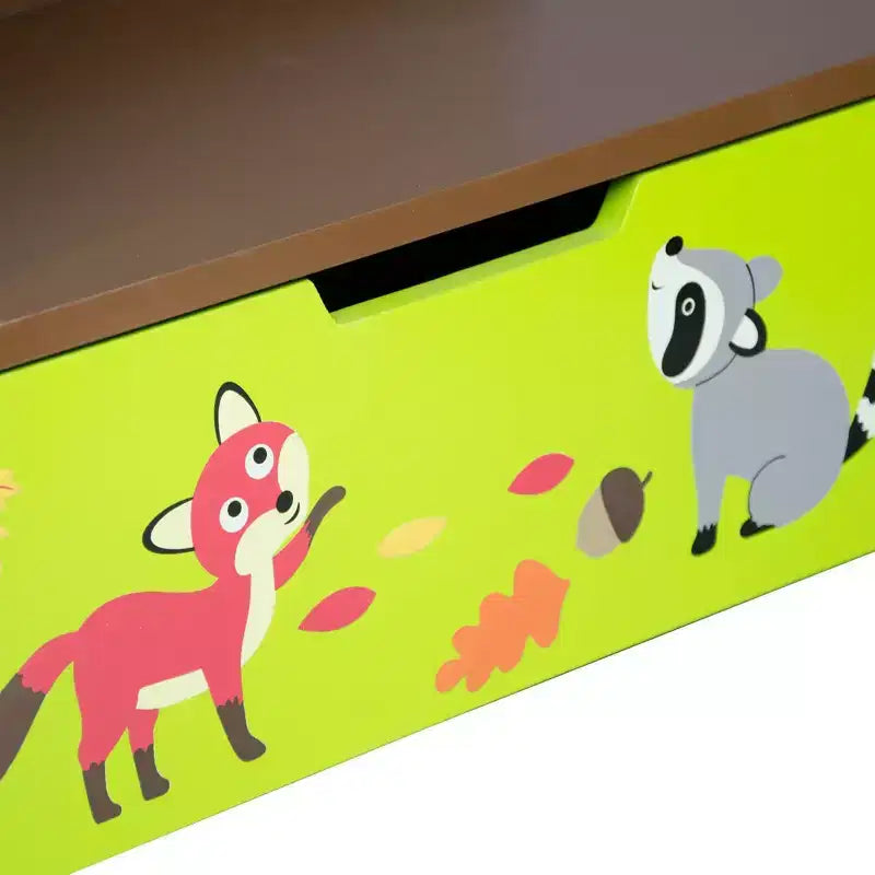 Fantasy Fields Enchanted Woodland Kids' Wooden Bookshelf with Storage Drawer