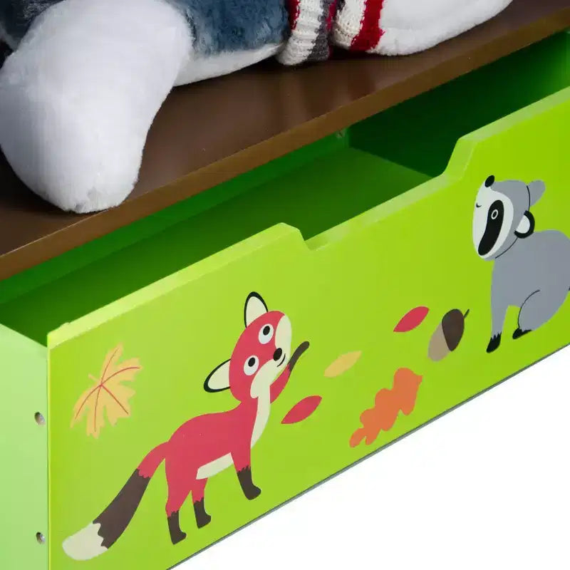 Fantasy Fields Enchanted Woodland Kids' Wooden Bookshelf with Storage Drawer