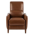 Christopher Knight Home Aiden Upholstered Recliner Chair with Rubberwood Tapered Legs