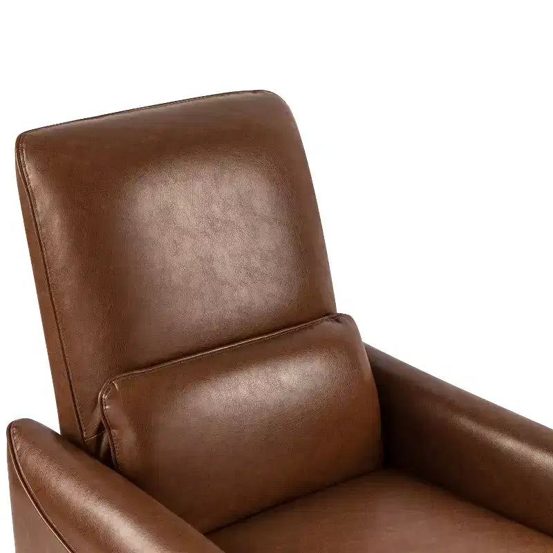 Christopher Knight Home Aiden Upholstered Recliner Chair with Rubberwood Tapered Legs