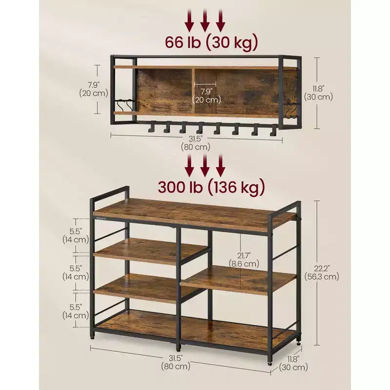Multifunctional Hall Tree with Coat Rack and Shoe Bench - Entryway Furniture Set with 12 Hooks and 4-Tier Shoe Rack