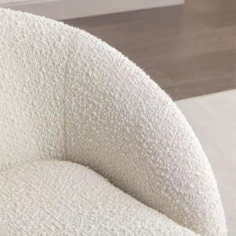 Roundhill Furniture Winnie Modern Barrel Chair, 360 Swivel