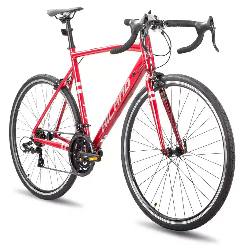 HILAND 700C Road Bike, 14 Speed Race Bike, City Commuter Bicycle for Men Women