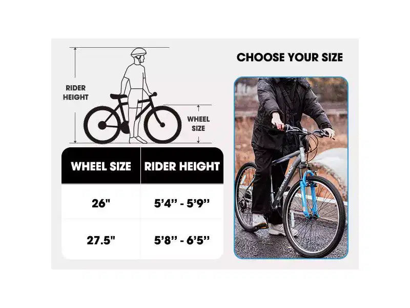 VTT BAMCBASE Agave, VTT Homme Femme 21 Vitesses, Cadre Acier Haute Résistance, Freins V-Brake, Vélo Semi-Rigide pour Adultes