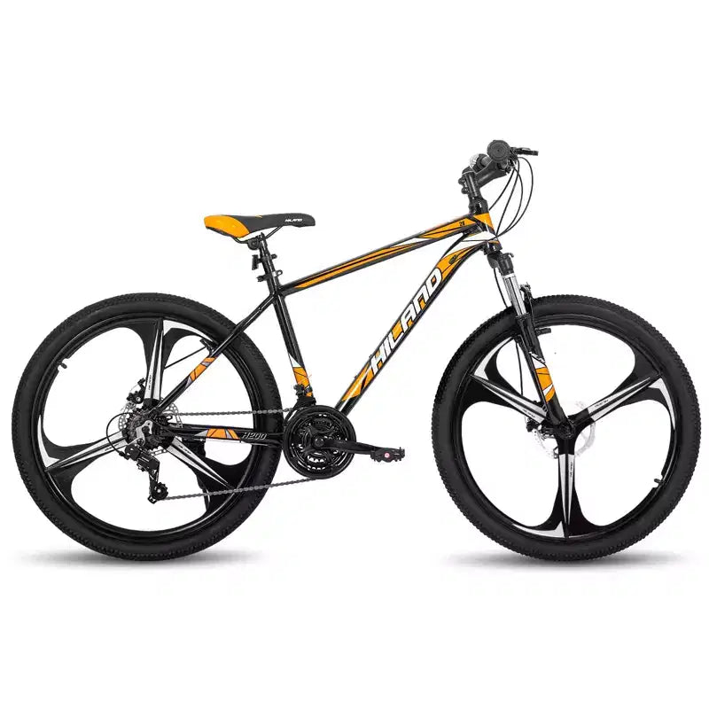 HILAND 26 Mountain Bike for Men Women, 3/6/Multi-Spokes Wheel, 18 Speeds