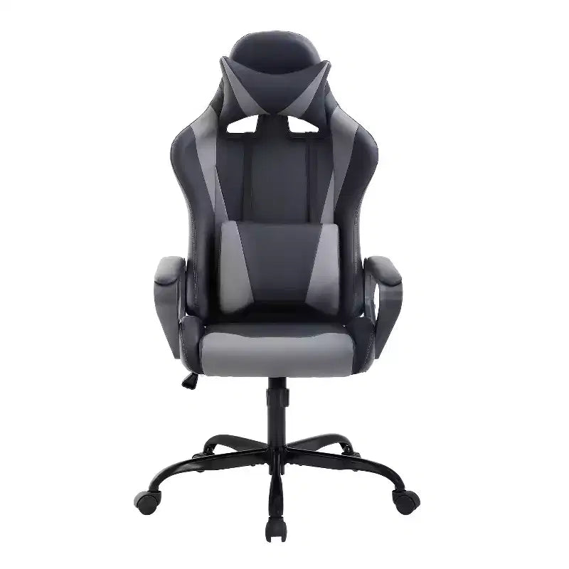 Chaise de bureau de jeu BestMassage Chaise de bureau Chaise d'ordinateur avec accoudoirs Support lombaire pivotant à 360° Chaise de direction pour adultes