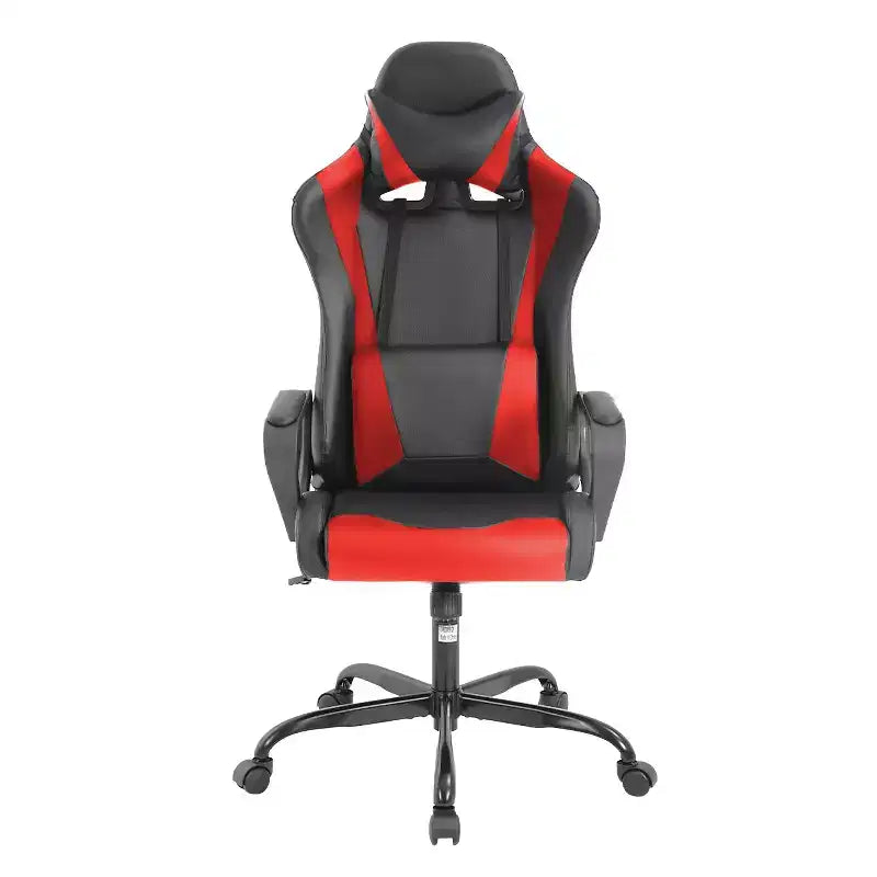 Chaise de bureau de jeu BestMassage Chaise de bureau Chaise d'ordinateur avec accoudoirs Support lombaire pivotant à 360° Chaise de direction pour adultes