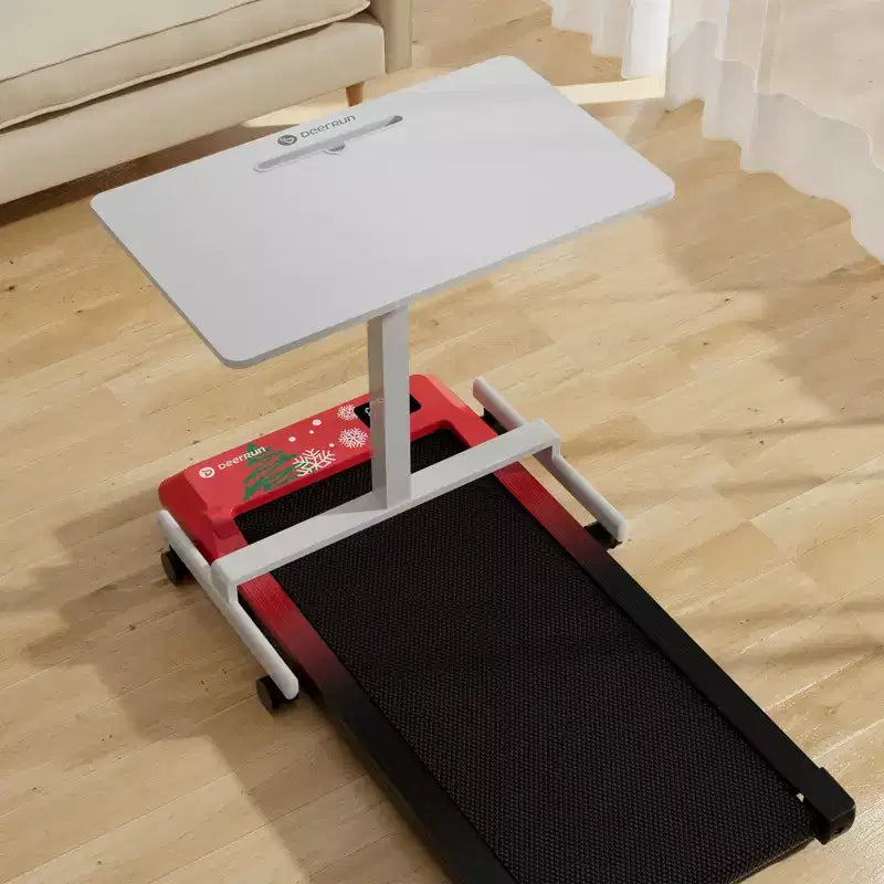 DeerRun Q2 Limited 7% Incline Under-Desk Walking Pad, Compact Under Desk Treadmill for Home & Office