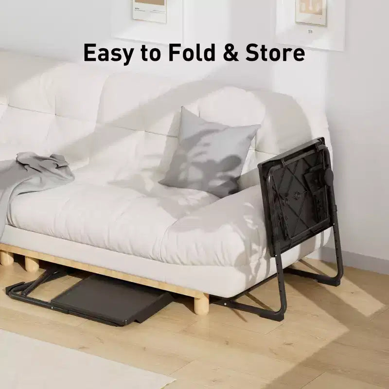 Adjustable TV Tray Table (2 Pack) - Folding table for bed & sofa with 6 height settings and 3 tilt angles