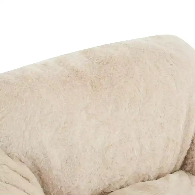 Christopher Knight Home Maegan Indoor Modern Cozy Faux Fur Bean Bag with Backrest
