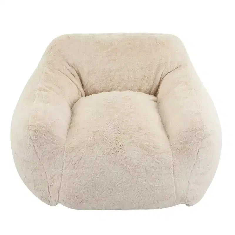 Christopher Knight Home Maegan Indoor Modern Cozy Faux Fur Bean Bag with Backrest