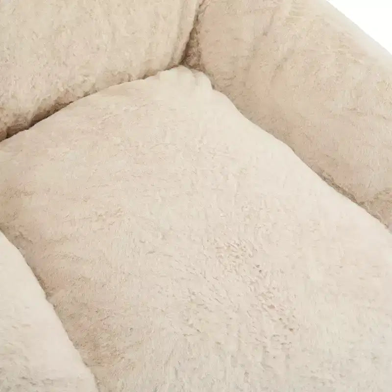 Christopher Knight Home Maegan Indoor Modern Cozy Faux Fur Bean Bag with Backrest