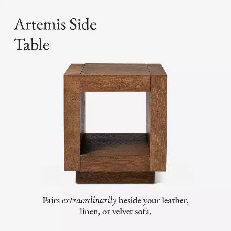 Maven Lane Artemis Contemporary Wooden Side Table