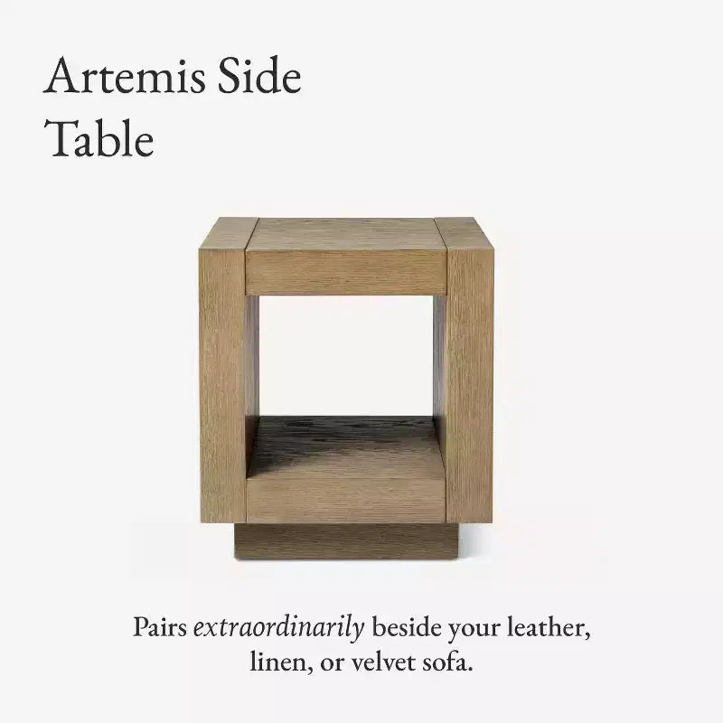 Maven Lane Artemis Contemporary Wooden Side Table