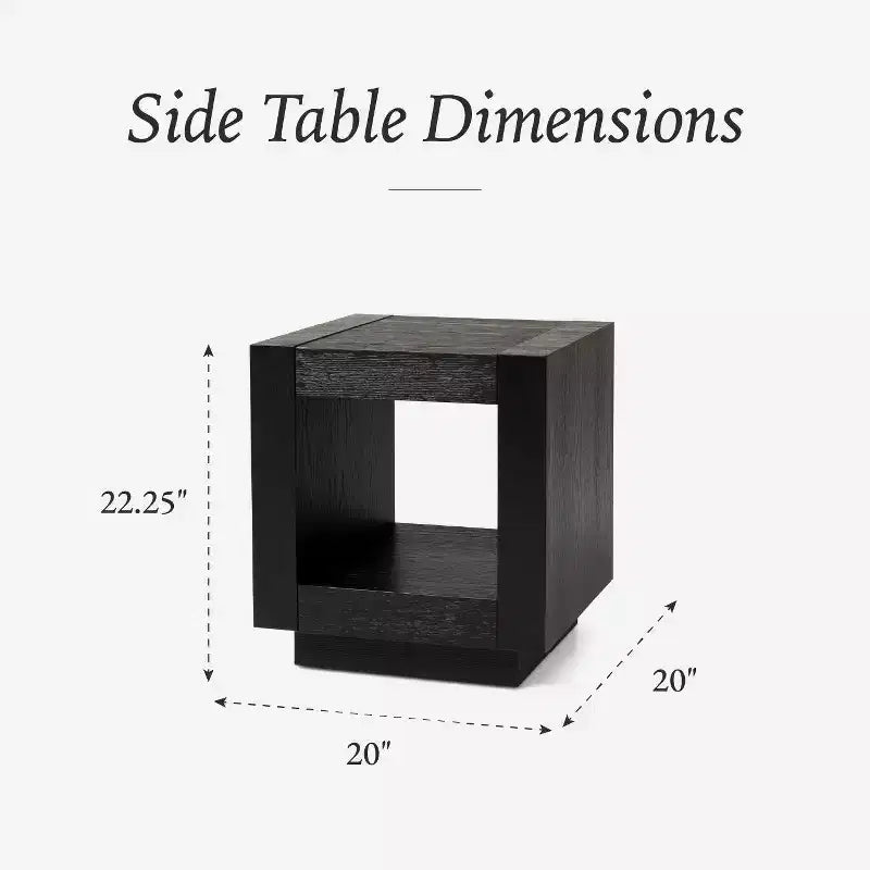 Maven Lane Artemis Contemporary Wooden Side Table