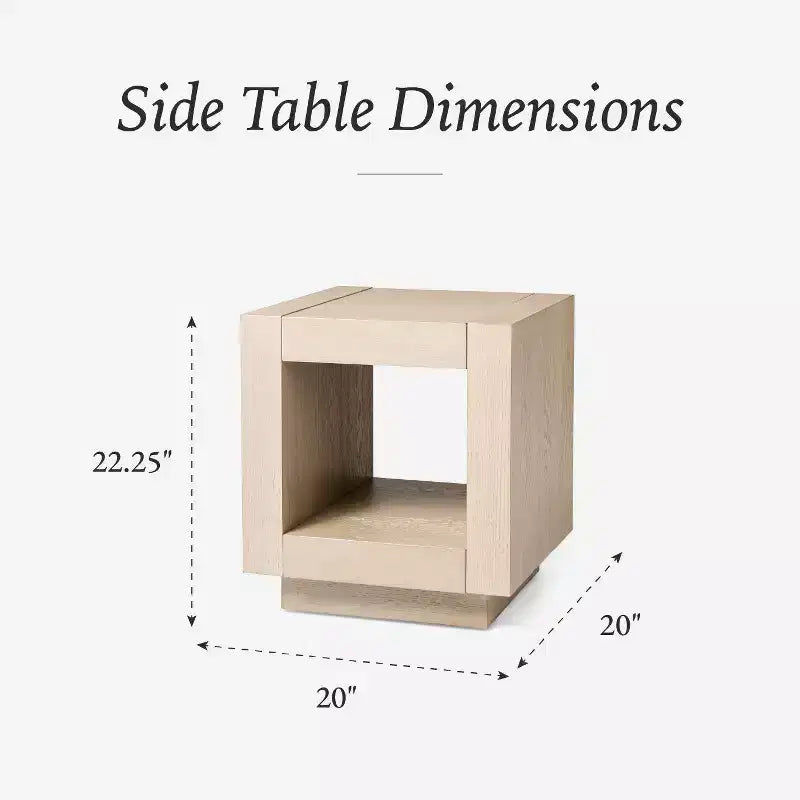 Maven Lane Artemis Contemporary Wooden Side Table