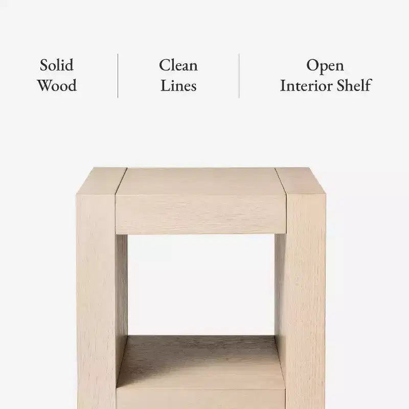 Maven Lane Artemis Contemporary Wooden Side Table