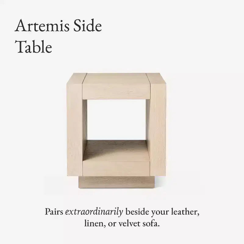 Maven Lane Artemis Contemporary Wooden Side Table
