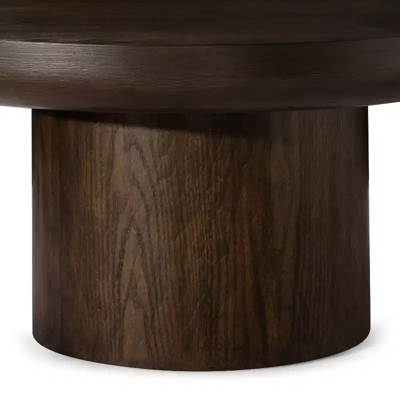 Maven Lane Owen Wooden Round Coffee Table 36