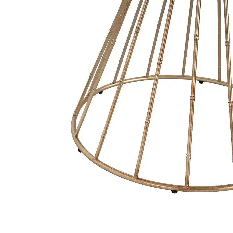 Table d'appoint rétro Angelo en pin et fer avec base creuse de Christopher Knight Home