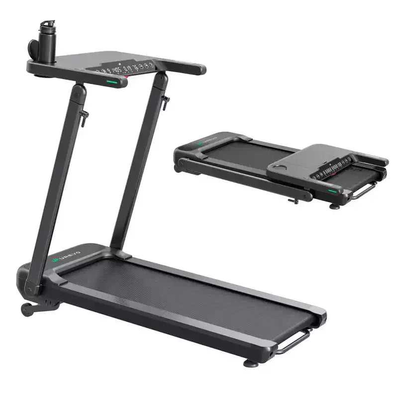 Tapis de course UREVO Foldi 3S avec bureau | Réglable, pliable, intelligent