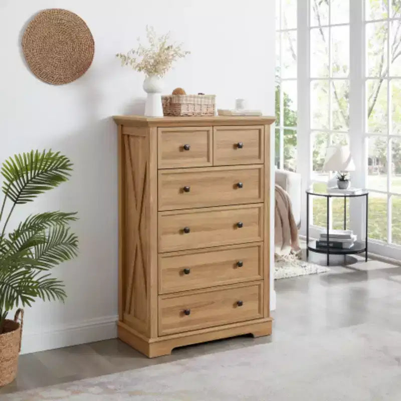 6 Drawer Dresser,6 Drawers cabinet Tall Chest of Drawers Closet Organizers Storage Clothes, cabinet of 6 drawers Living Room