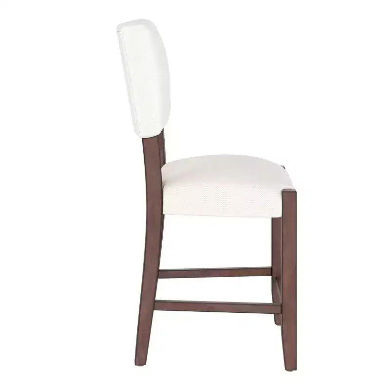 5 PCS Bar Height Dining Set with 4 Upholstered Bar Stool&Faux Marble Table, Counter Height Dining Set Bistro Dining Set, Mid-century Modern-ModernLuxe
