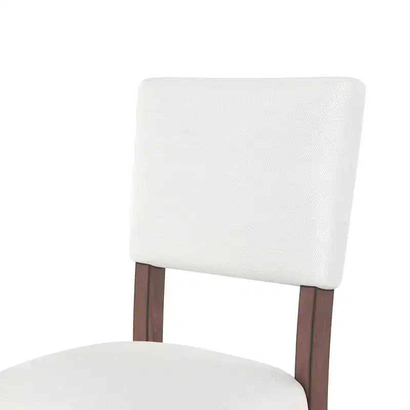 5 PCS Bar Height Dining Set with 4 Upholstered Bar Stool&Faux Marble Table, Counter Height Dining Set Bistro Dining Set, Mid-century Modern-ModernLuxe