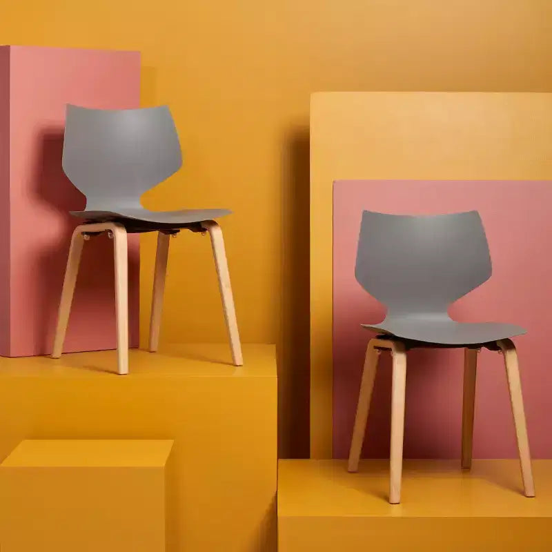 Darnel Molded Plastic Dining Chair (Set of 2) - SFV6903 - Safavieh Couture