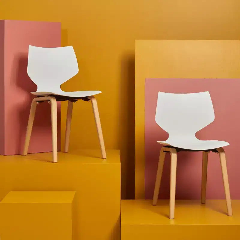 Darnel Molded Plastic Dining Chair (Set of 2) - SFV6903 - Safavieh Couture