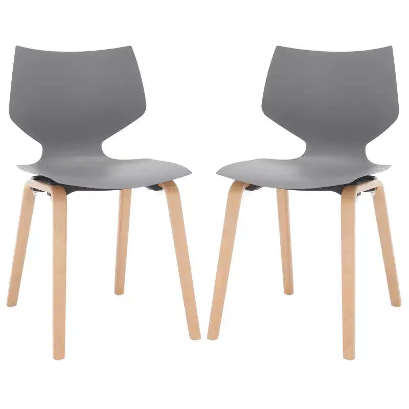 Darnel Molded Plastic Dining Chair (Set of 2) - SFV6903 - Safavieh Couture