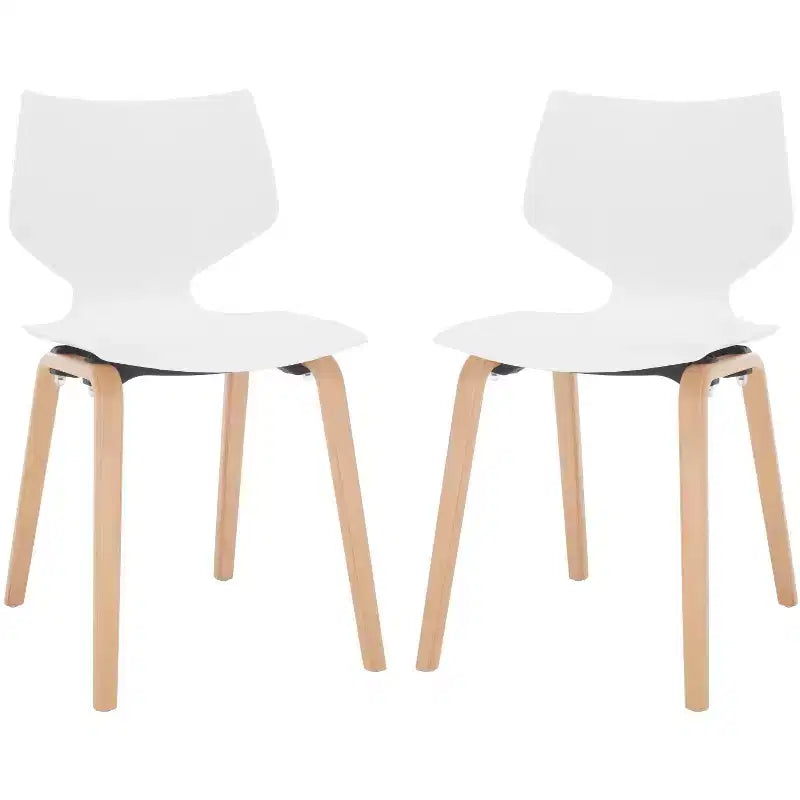 Darnel Molded Plastic Dining Chair (Set of 2) - SFV6903 - Safavieh Couture