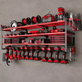Hausource 4-Tier Large Power Tool Organizer - 12 Drill Holder, Workshop Storage Rack