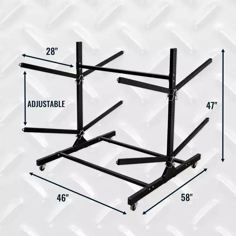 Teal Triangle G-Watersport 4 Levels With Wheels | Double-Sided | Black