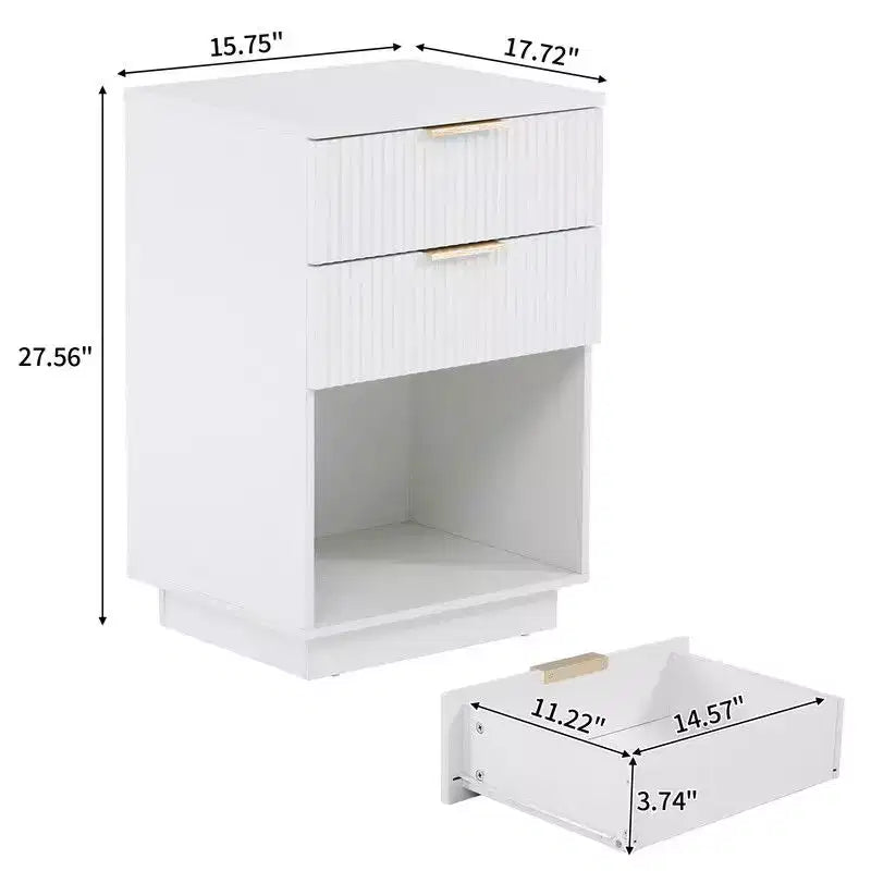 Karl Home 17.72in. W 1 Drawer Nightstand